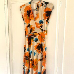 Matrushka Orange Flower Dress SMALL
